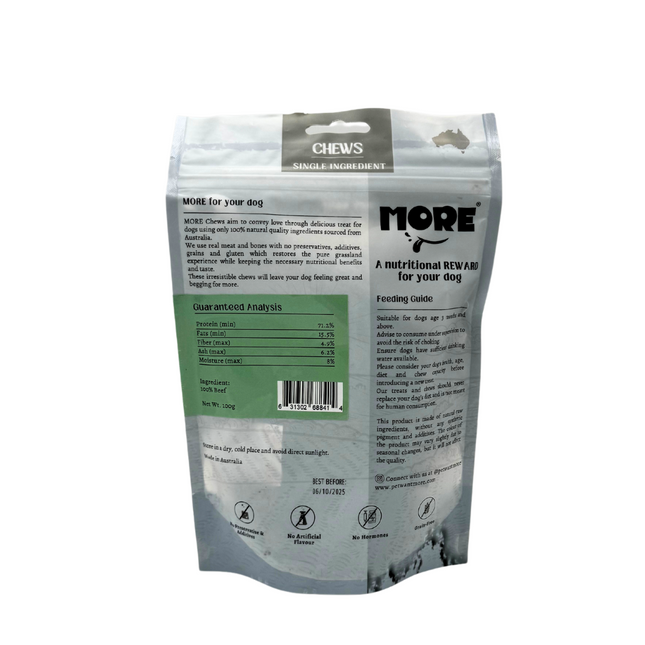 PetWantMore Air Dried Beef Tripe