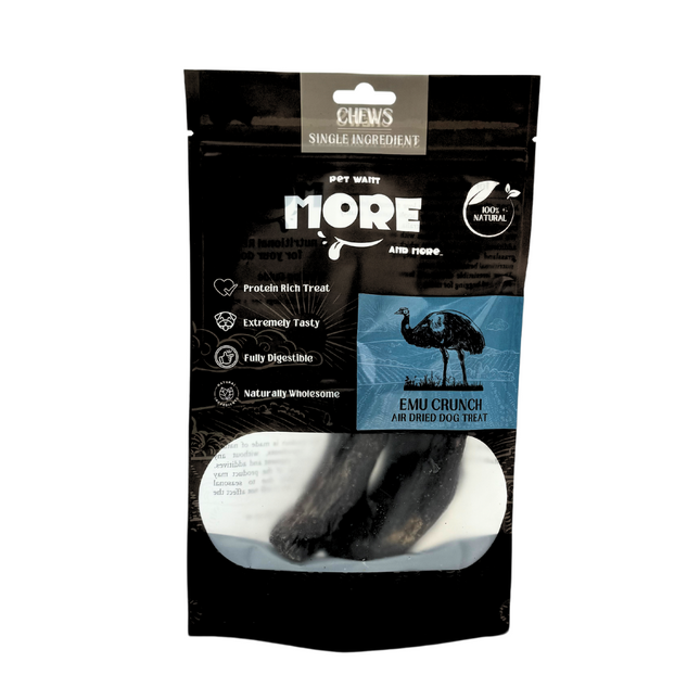 PetWantMore Air Dried Emu Crunch