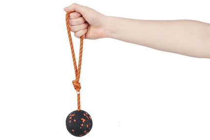 Non-stop dogwear Dog Ball on Rope 60mm