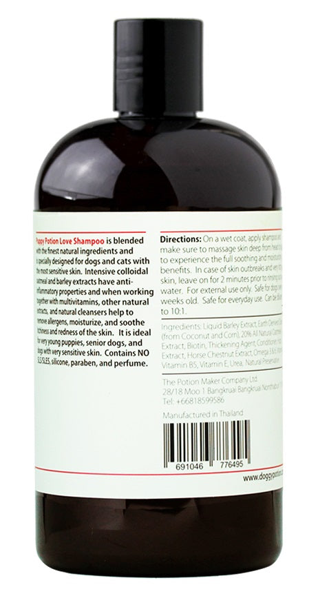 Doggypotion LOVE Oatmeal Shampoo (Scentless)
