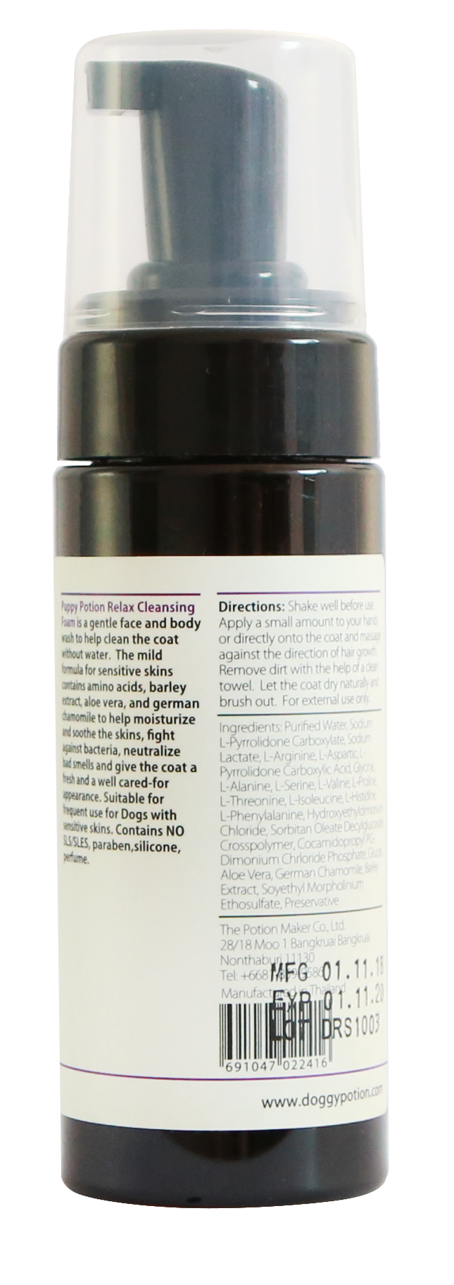 Doggypotion Relax Waterless Foam